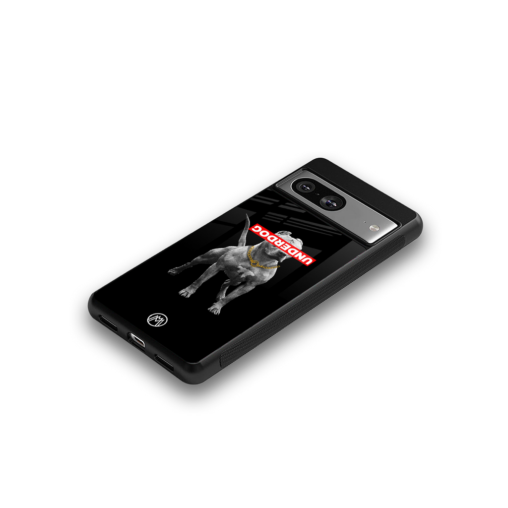 underdog back phone cover | glass case for Google Pixel 8