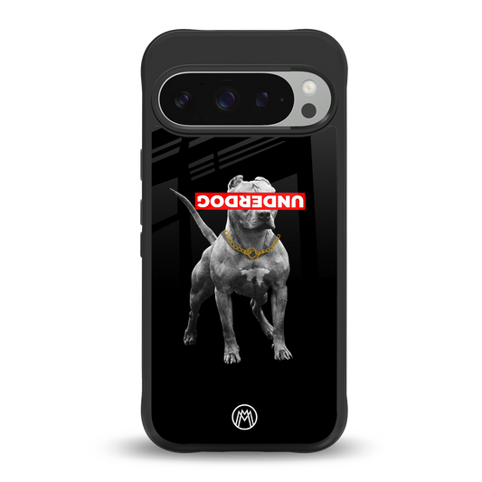 underdog back phone cover | glass case for google pixel 9 pro xl