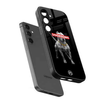 underdog back phone cover | glass case for samsung galaxy s24 fe