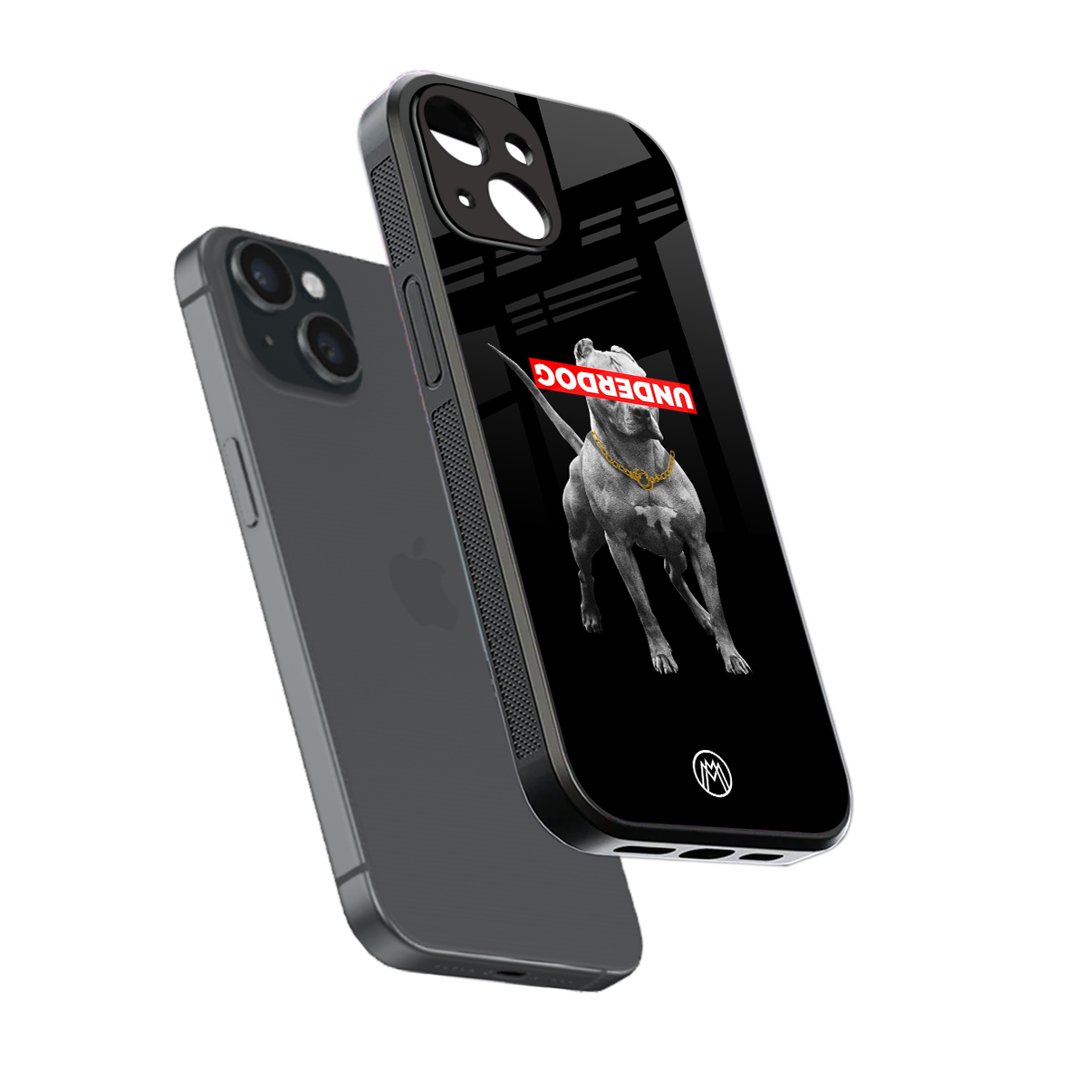 underdog back phone cover | glass case for iphone 15