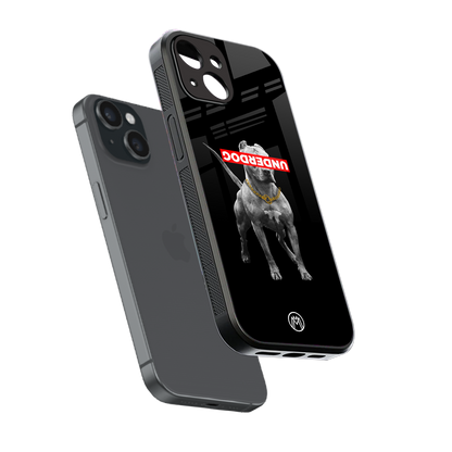 underdog back phone cover | glass case for iphone 14