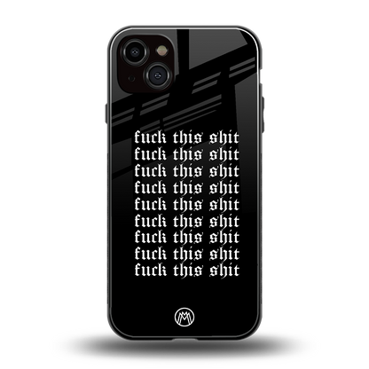 unfiltered back phone cover | glass case for iphone 15 plus