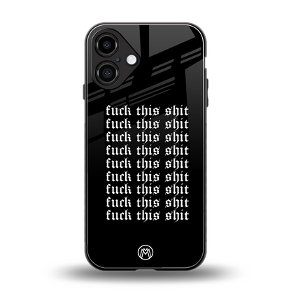 unfiltered back phone cover | glass case for iphone 16 plus