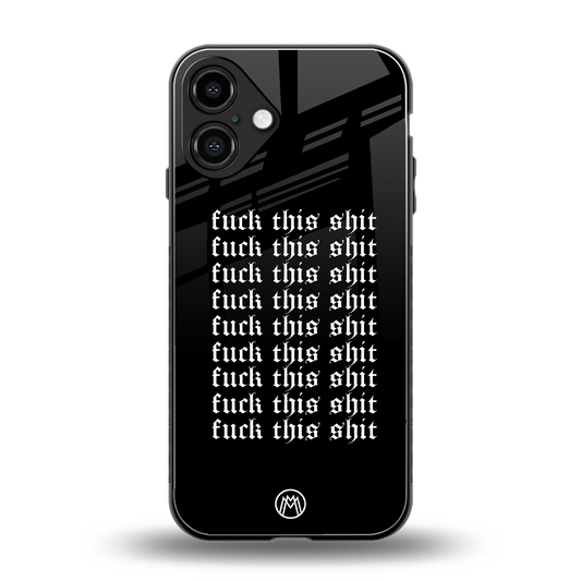 unfiltered back phone cover | glass case for iphone 16 plus