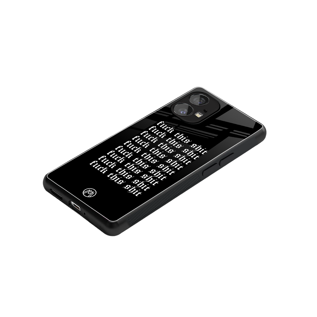 unfiltered back phone cover | glass case for nothing phone 1