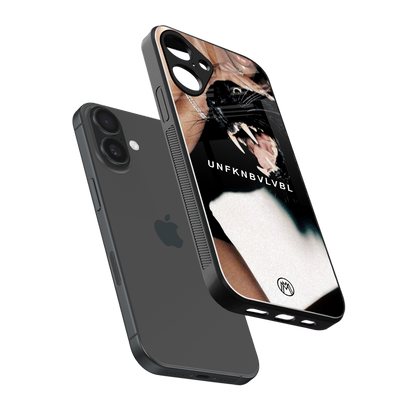 unfknbvlvbl back phone cover | glass case for iphone 16 plus