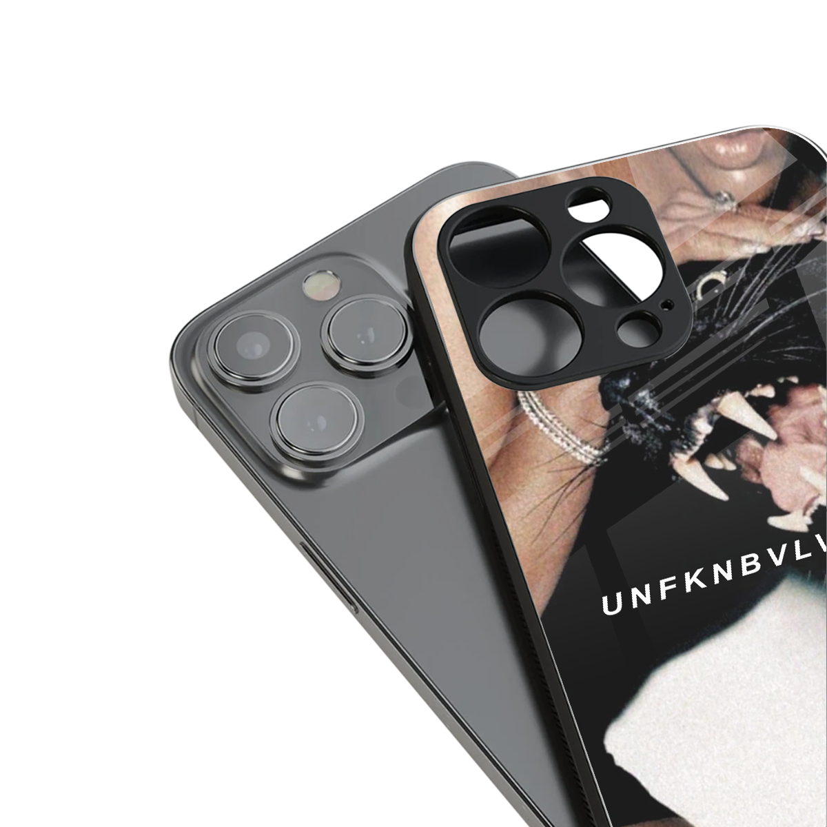 unfknbvlvbl back phone cover | glass case for iphone 16 pro
