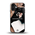unfknbvlvbl back phone cover | glass case for iphone 16
