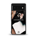 unfknbvlvbl back phone cover | glass case for Google Pixel 6A