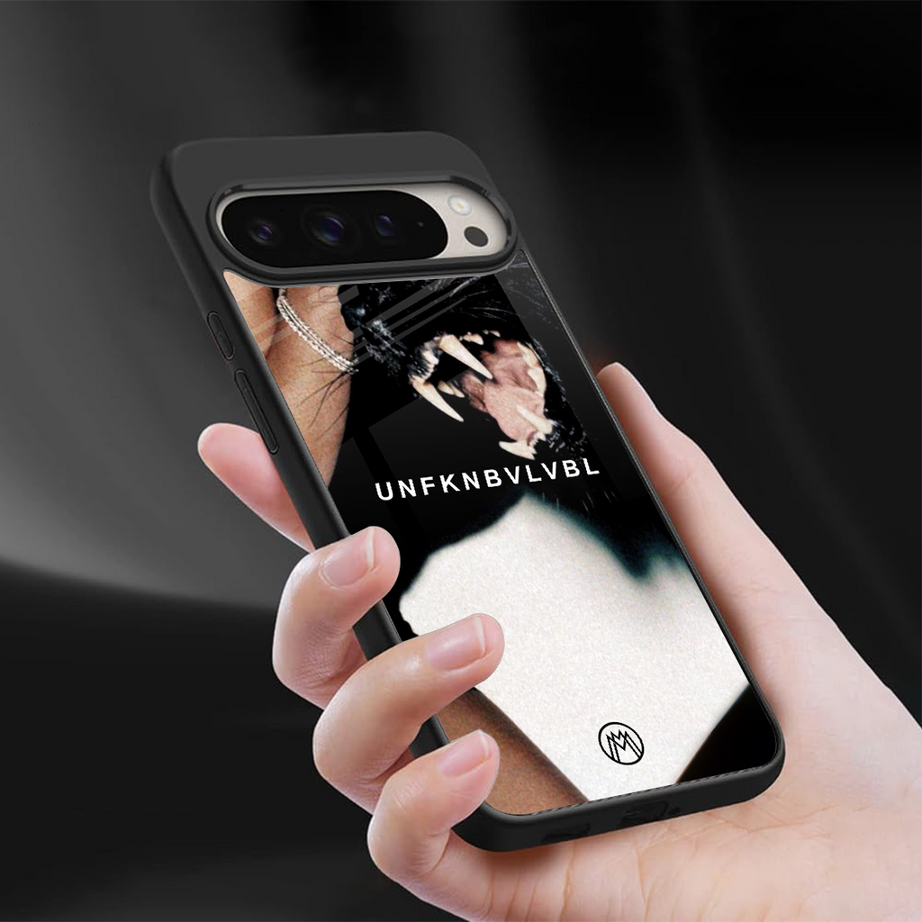 unfknbvlvbl back phone cover | glass case for google pixel 9 pro xl