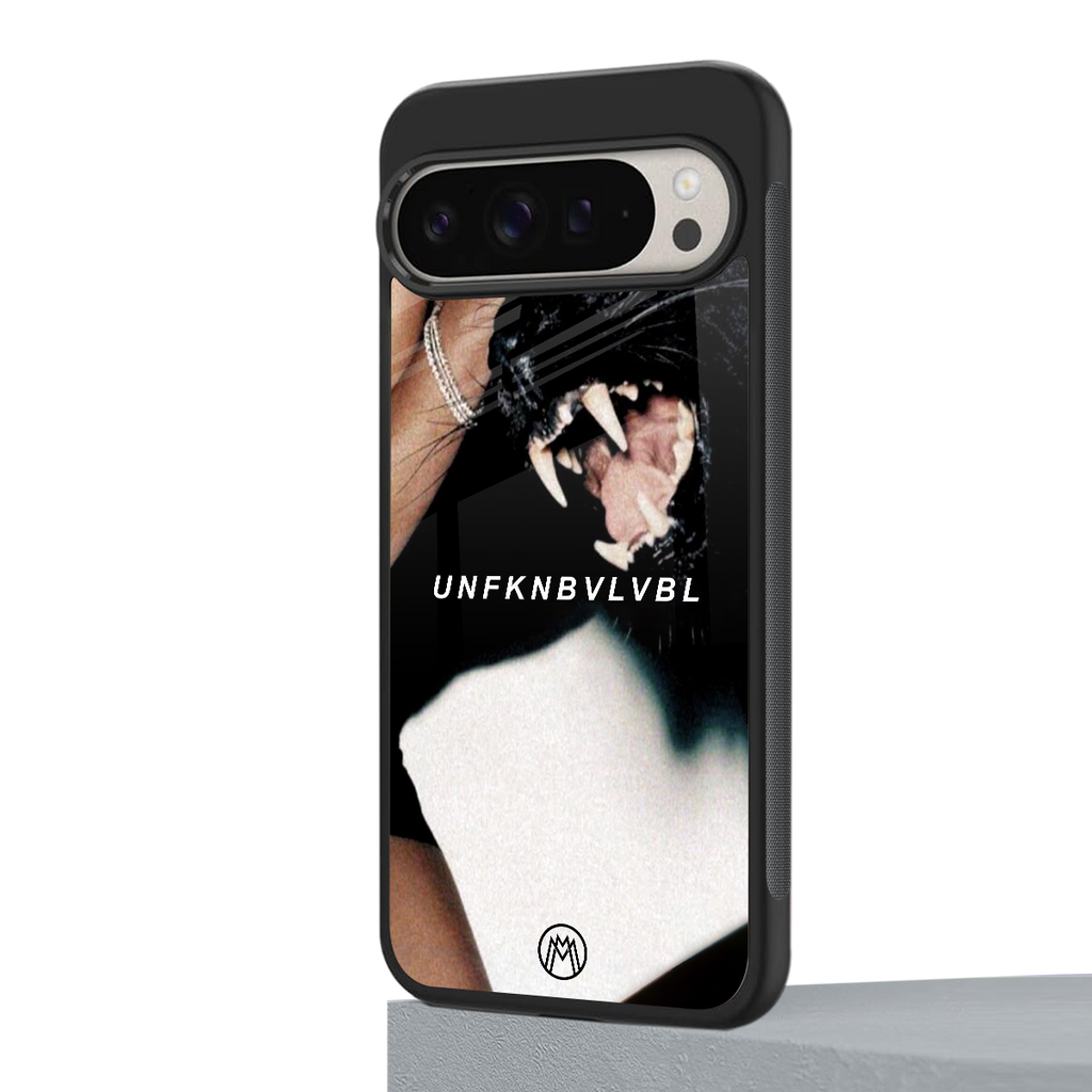unfknbvlvbl back phone cover | glass case for google pixel 9 pro xl
