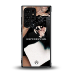 unfknbvlvbl back phone cover | glass case for samsung galaxy s23 ultra