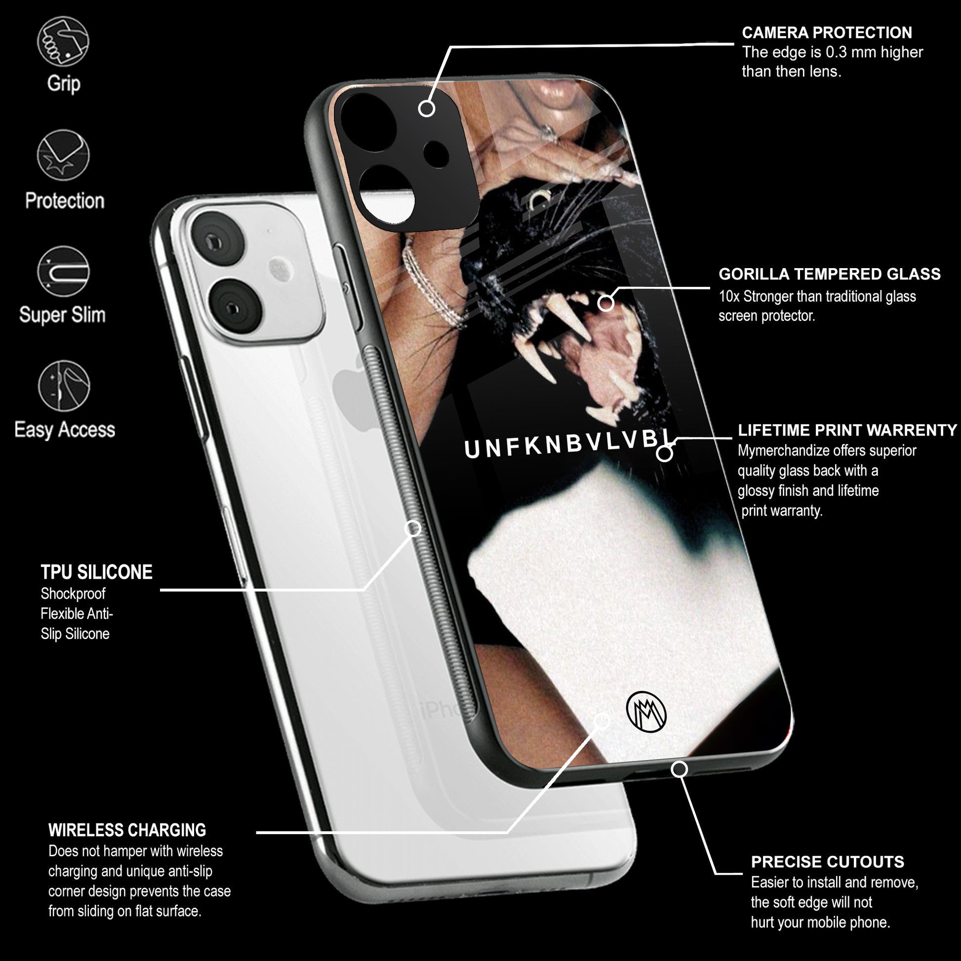 Mobile Phone Cover | Glass Back Case