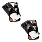 Trendy Glass Back Mobile Case for iPhone, Samsung, Redmi, OnePlus, Google Pixel, Motorola