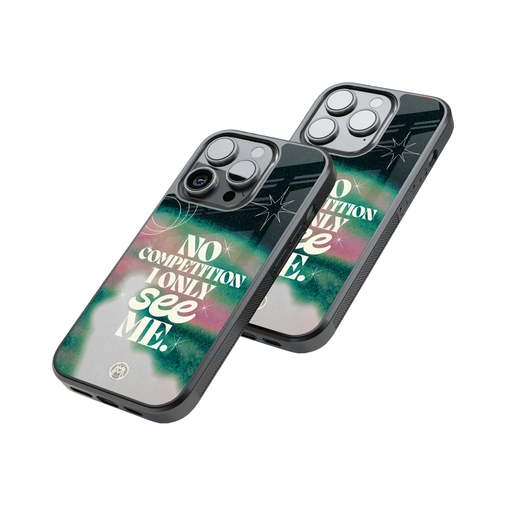 Protective Glass Back Phone Case Compatible with iPhone, Samsung, OnePlus, Pixel & More