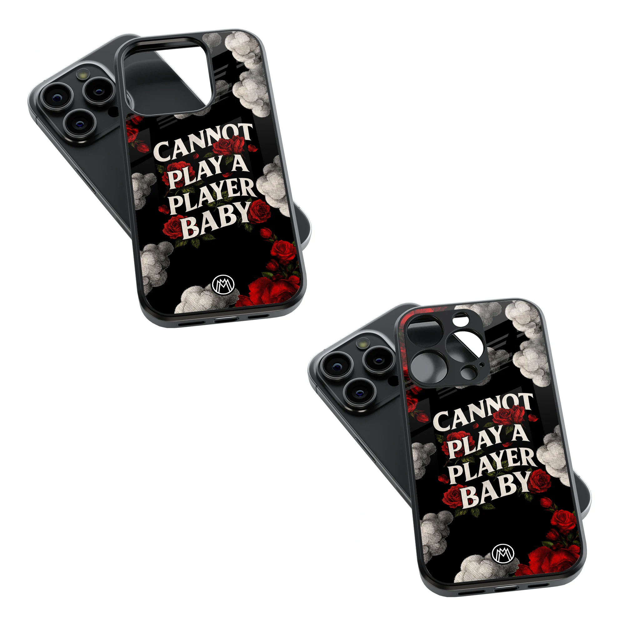 Trendy Glass Back Mobile Case for iPhone, Samsung, Redmi, OnePlus, Google Pixel, Motorola