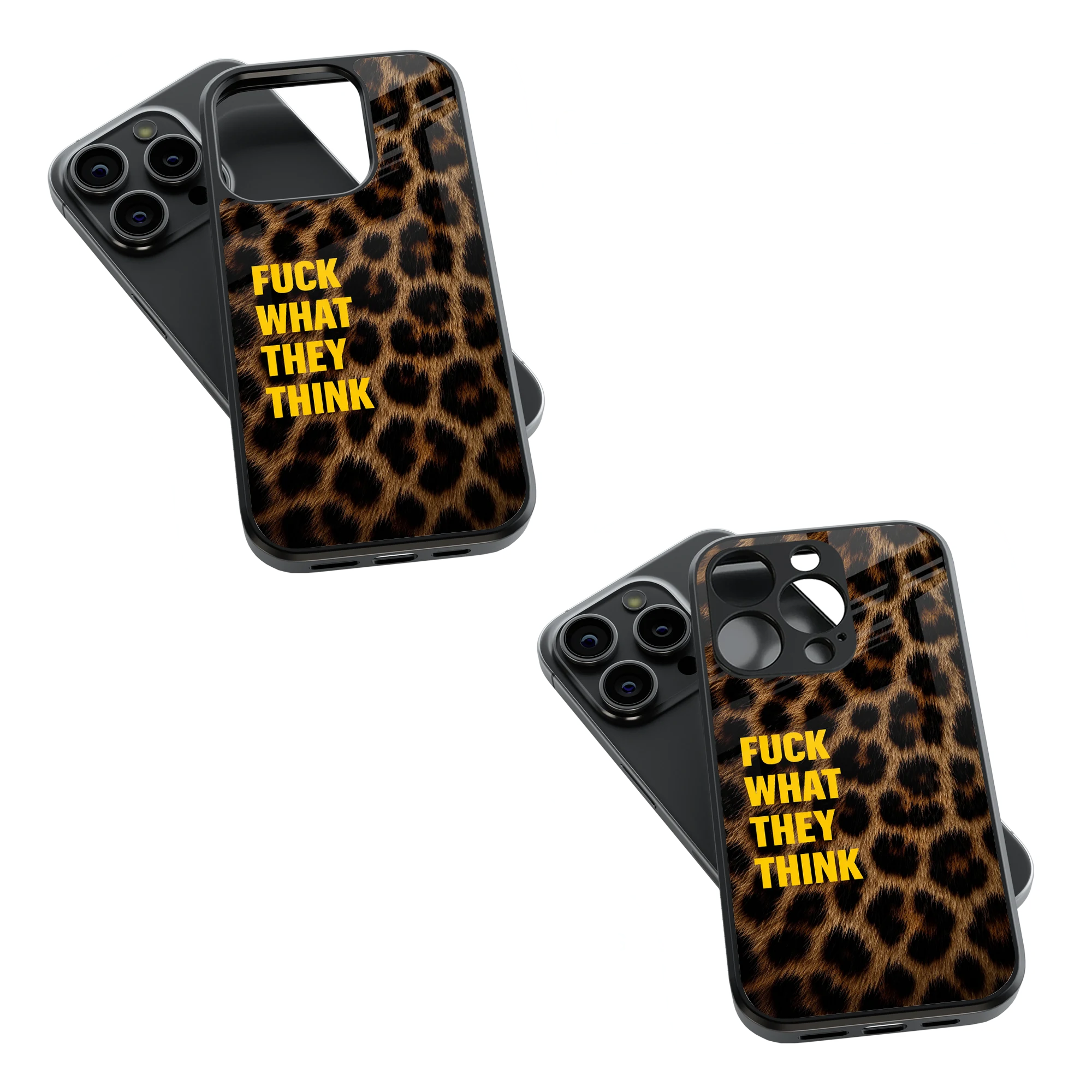 Trendy Glass Back Mobile Case for iPhone, Samsung, Redmi, OnePlus, Google Pixel, Motorola