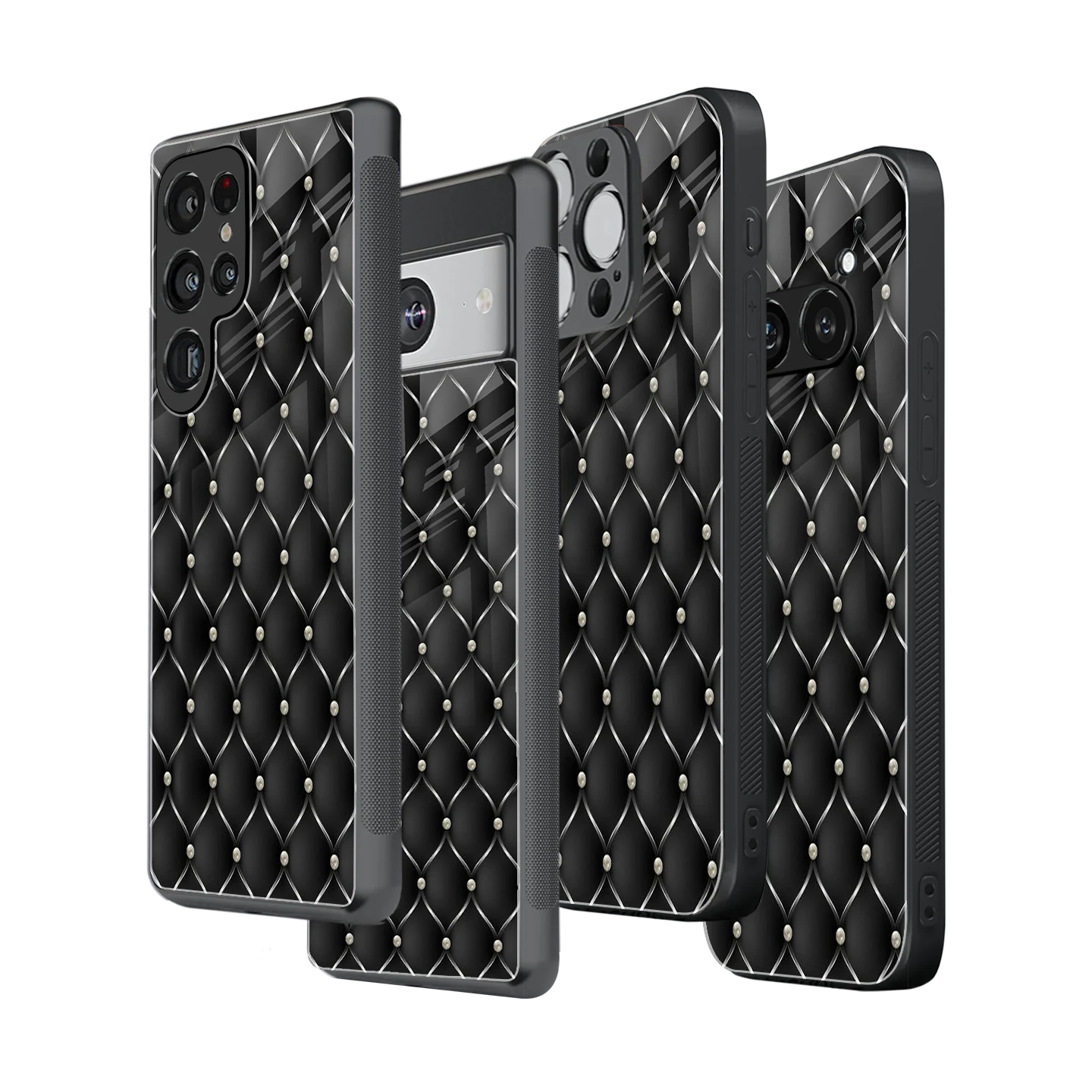 Stylish Glass Back Case for All Smartphones iPhone, Samsung, OnePlus, Pixel, Redmi, Oppo, Vivo, Motorola