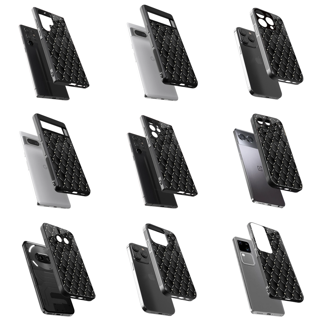 Durable Glass Back Mobile Case for iPhone, Samsung, OnePlus, Google Pixel, Redmi, Vivo, Oppo