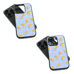 Trendy Glass Back Mobile Case for iPhone, Samsung, Redmi, OnePlus, Google Pixel, Motorola