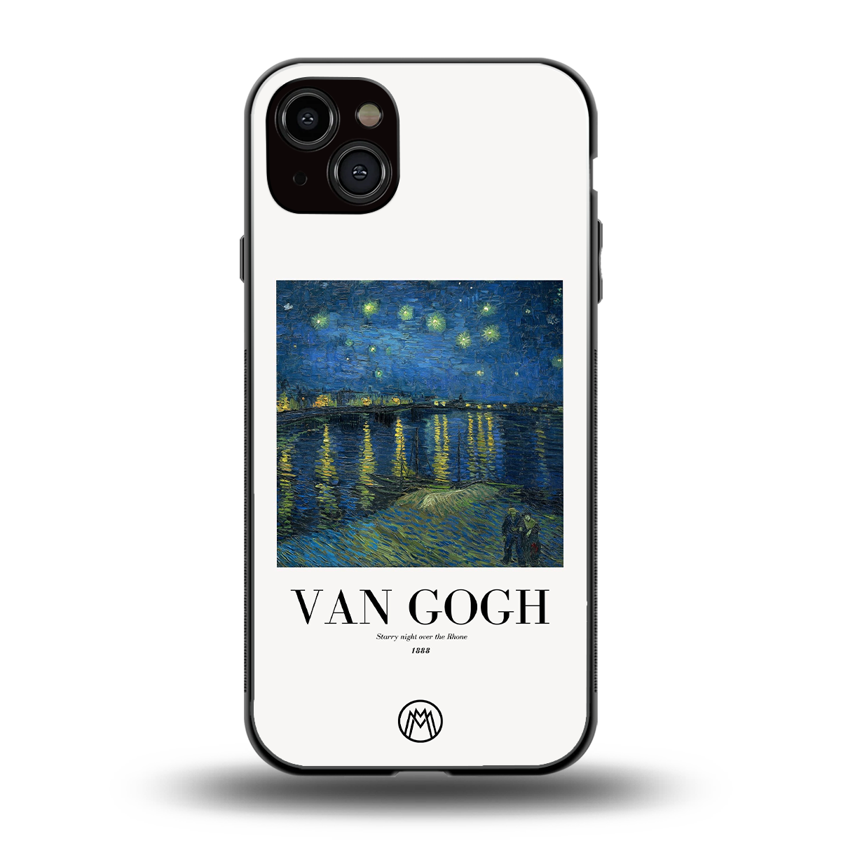 van gogh 1888 back phone cover | glass case for iphone 15 plus
