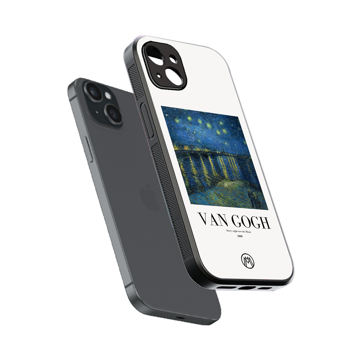 van gogh 1888 back phone cover | glass case for iphone 15 plus