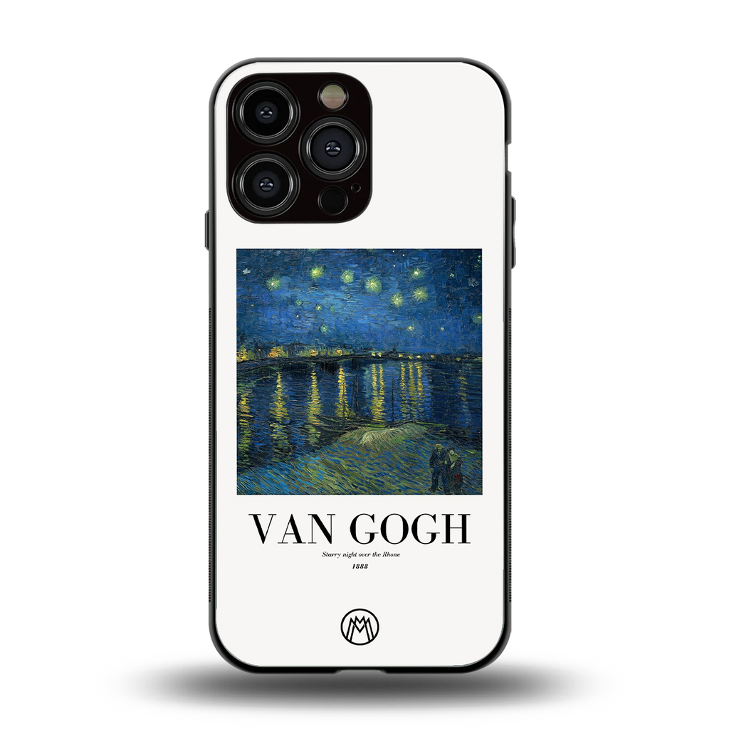 van gogh 1888 back phone cover | glass case for iphone 15 pro max