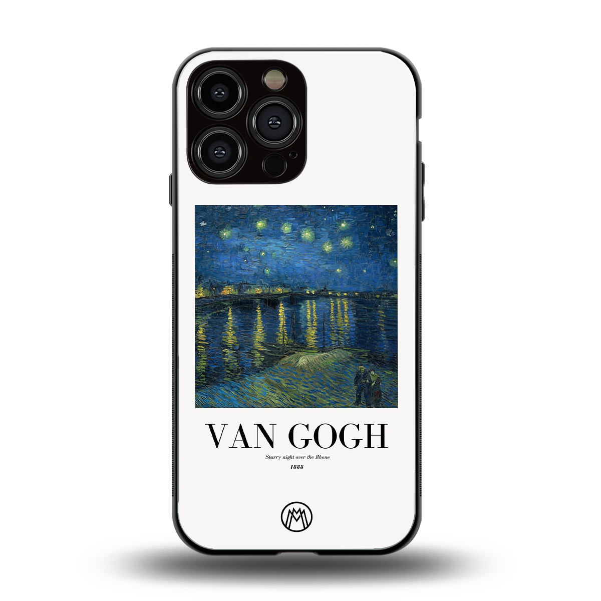 van gogh 1888 back phone cover | glass case for iphone 15 pro max