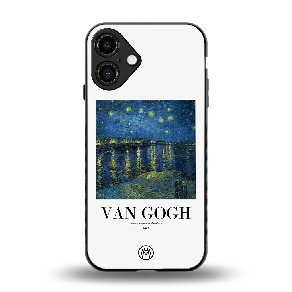 van gogh 1888 back phone cover | glass case for iphone 16 plus
