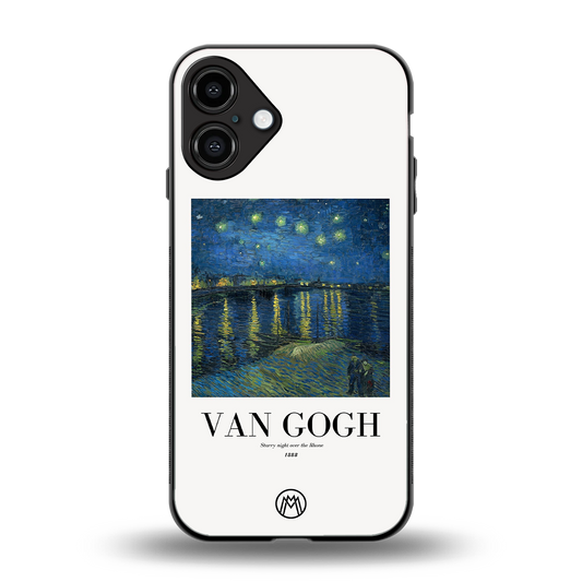 van gogh 1888 back phone cover | glass case for iphone 16 plus