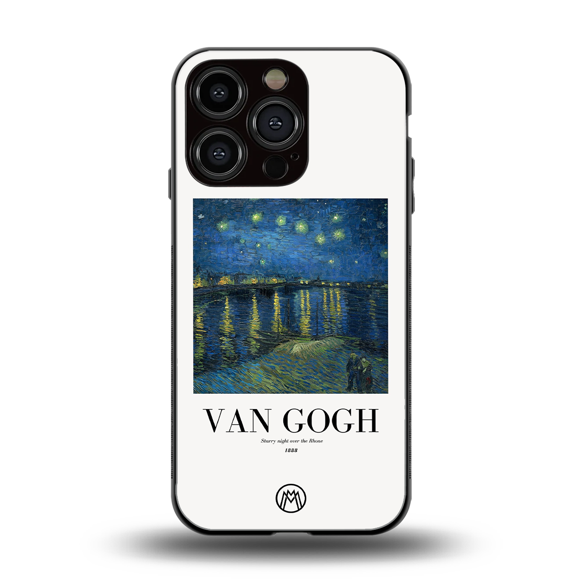 van gogh 1888 back phone cover | glass case for iphone 16 pro
