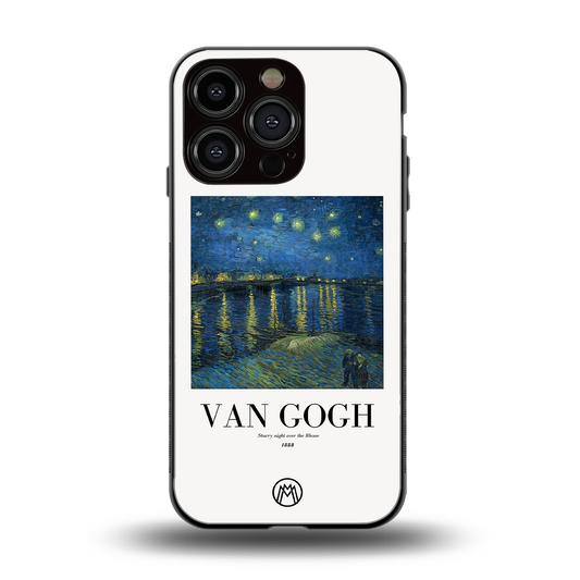 van gogh 1888 back phone cover | glass case for iphone 16 pro