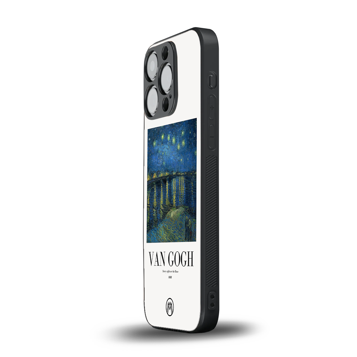 van gogh 1888 back phone cover | glass case for iphone 16 pro