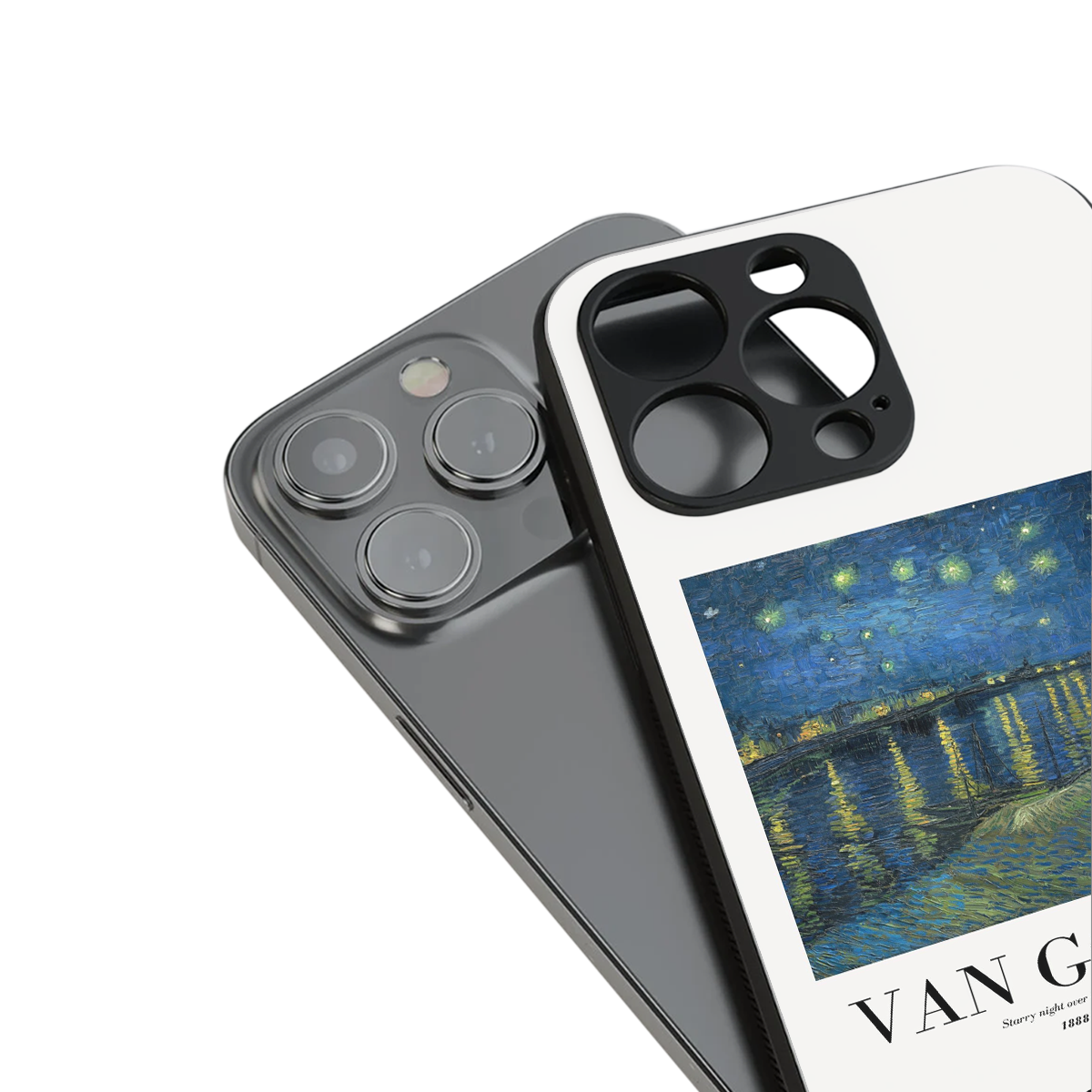 van gogh 1888 back phone cover | glass case for iphone 16 pro