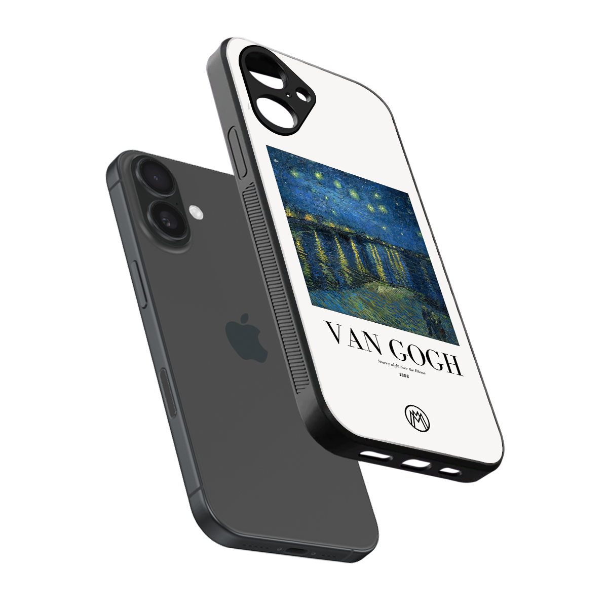 van gogh 1888 back phone cover | glass case for iphone 16