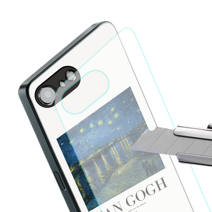 van gogh 1888 back phone cover | glass case for iphone 16e