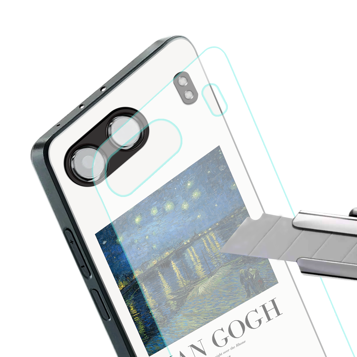 van gogh 1888 back phone cover | glass case for oneplus nord 4