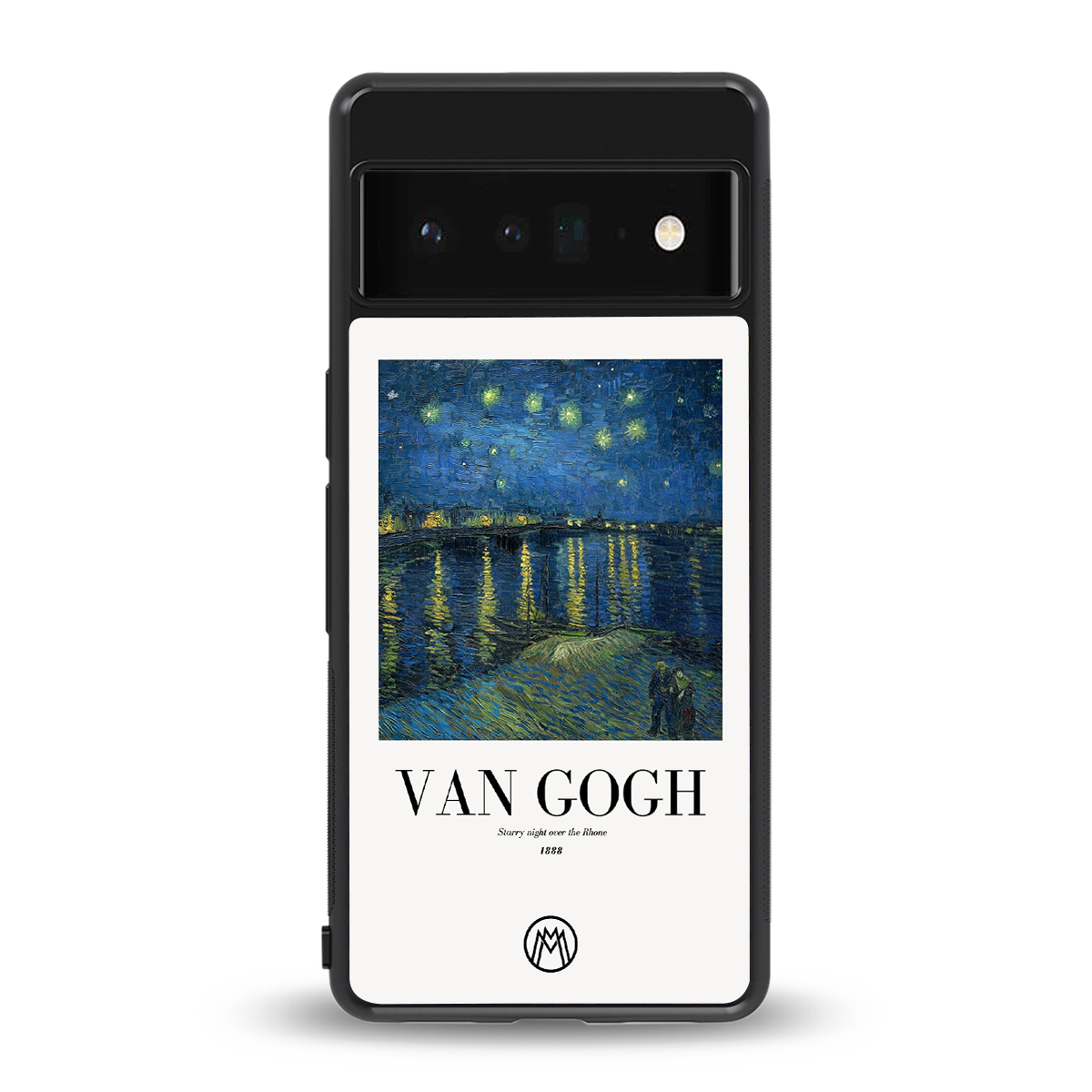 van gogh 1888 back phone cover | glass case for google pixel 6 pro