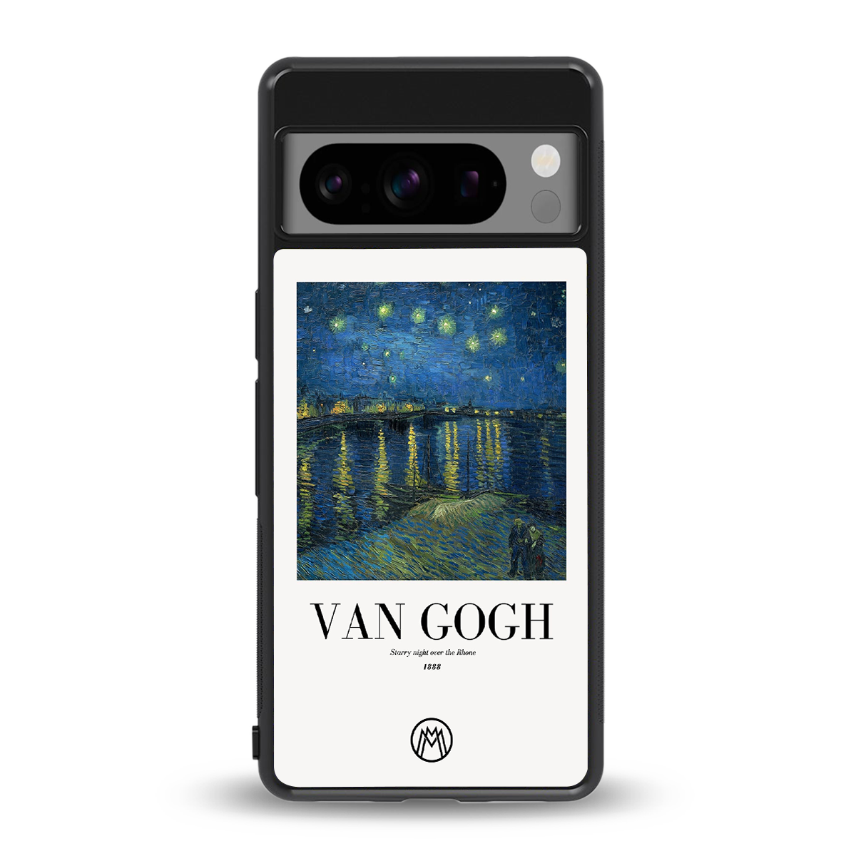 van gogh 1888 back phone cover | glass case for google pixel 8 pro