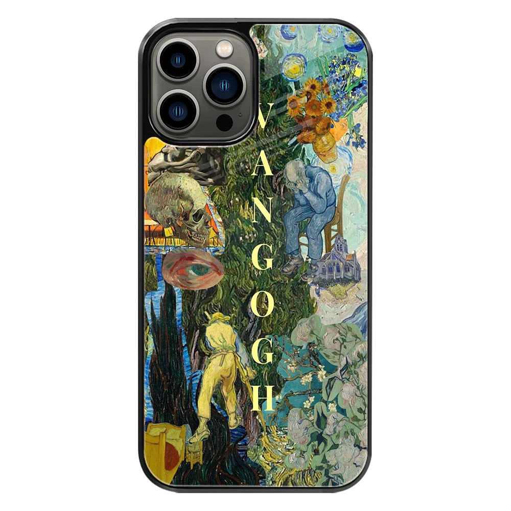 Premium Glass Back Mobile Phone Cover for iPhone, Samsung, OnePlus, Google Pixel, Redmi, Oppo, Vivo & Realme
