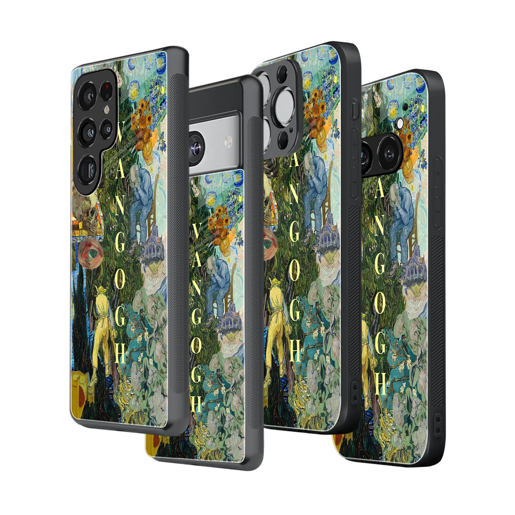 Stylish Glass Back Case for All Smartphones iPhone, Samsung, OnePlus, Pixel, Redmi, Oppo, Vivo, Motorola