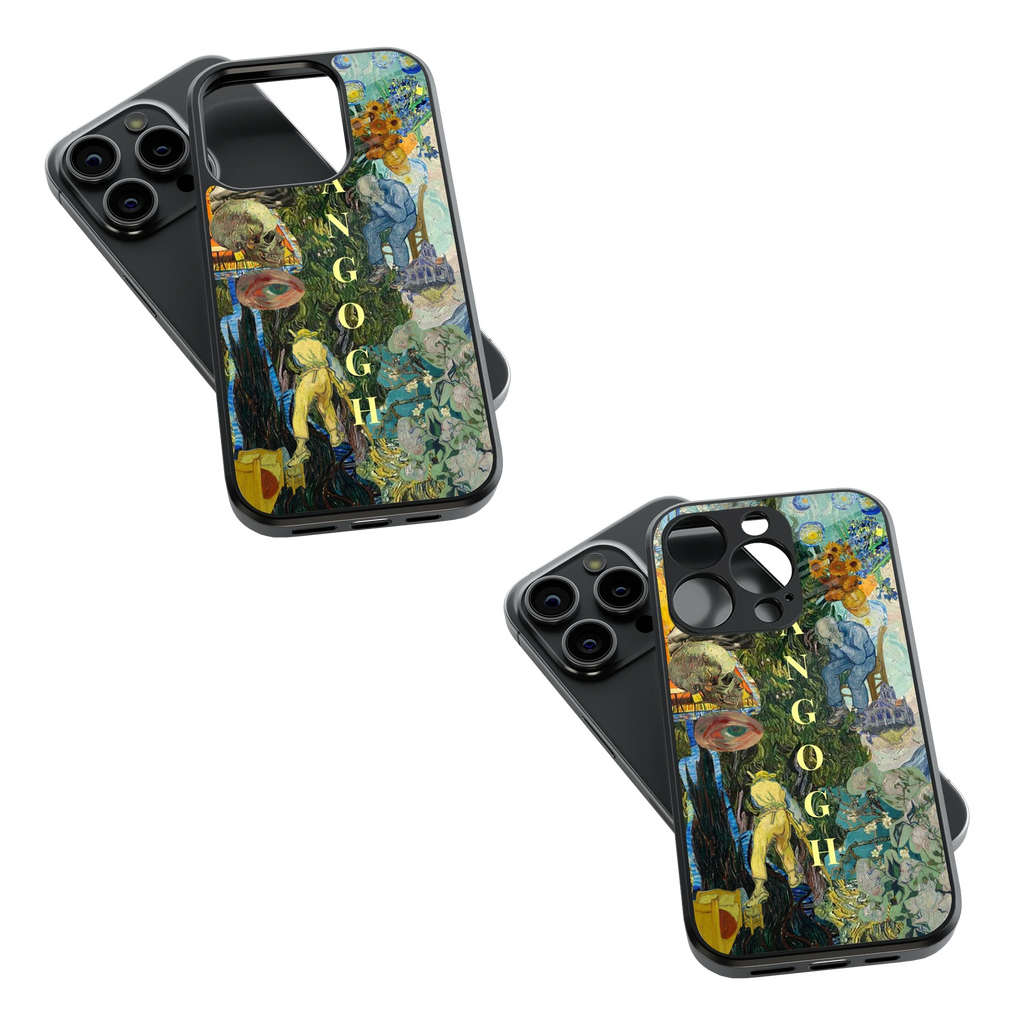 Trendy Glass Back Mobile Case for iPhone, Samsung, Redmi, OnePlus, Google Pixel, Motorola
