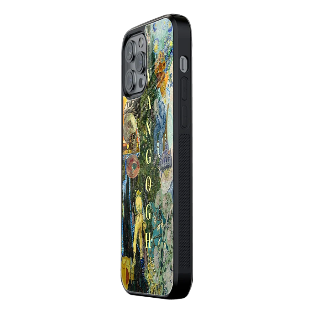 Slim Glass Back Phone Case for Multiple Brands iPhone, Samsung, Redmi, OnePlus, Oppo, Vivo