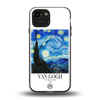 van gogh starry night back phone cover | glass case for iphone 13 mini