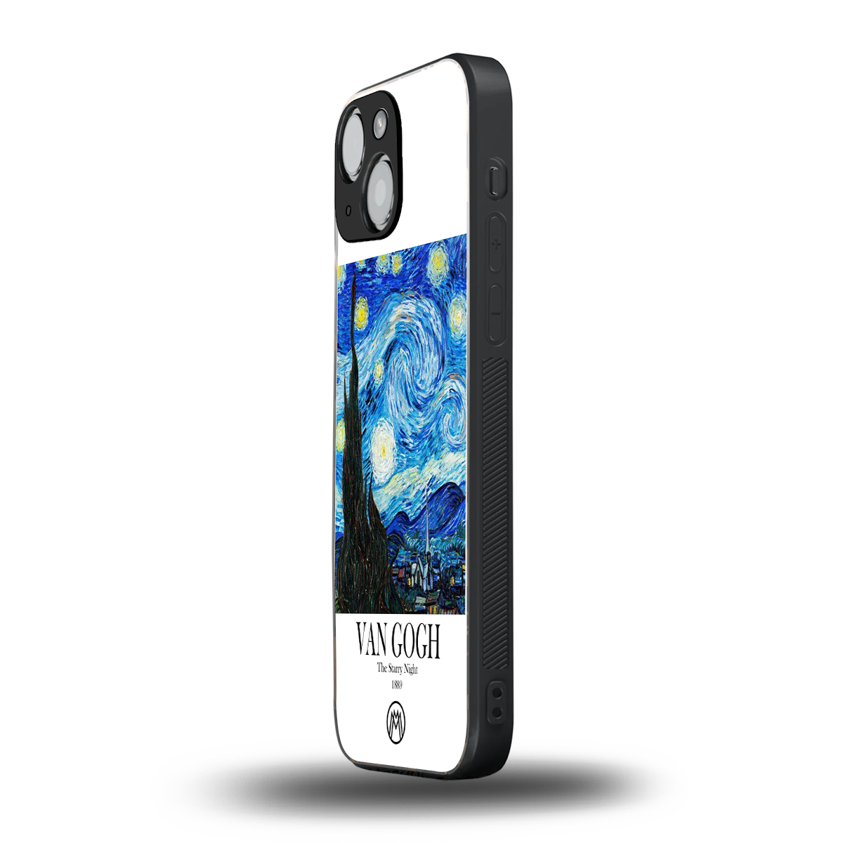 van gogh starry night back phone cover | glass case for iphone 13 mini