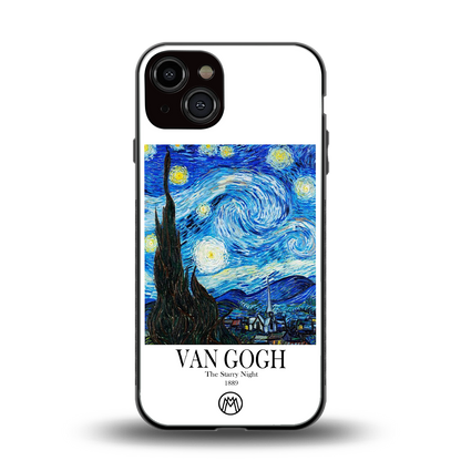 van gogh starry night back phone cover | glass case for iphone 13