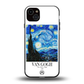 van gogh starry night back phone cover | glass case for iphone 14 plus