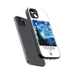 van gogh starry night back phone cover | glass case for iphone 14 plus