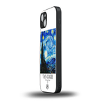 van gogh starry night back phone cover | glass case for iphone 15 plus