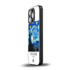 van gogh starry night back phone cover | glass case for iphone 15 pro